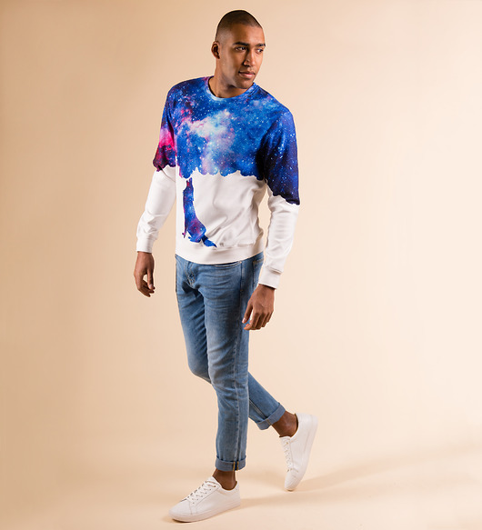 Bluza bawełniana Howling to Galaxy Mr Gugu Miss Go