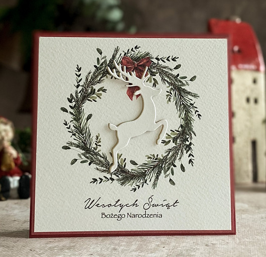 kartki świąteczne Personalizowana kartka na Boże Narodzenie, BN 28B
