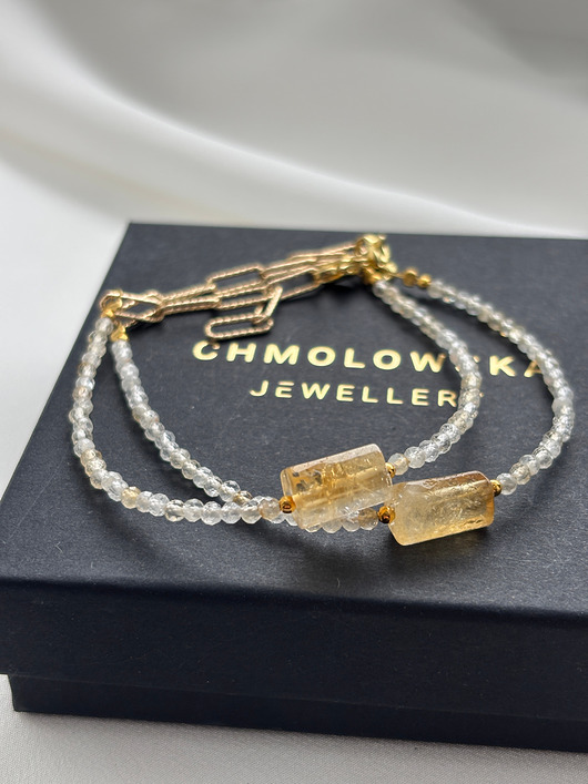 bransoletki z kamieni naturalnych Bransoletka Cytryn