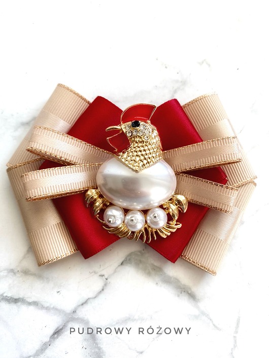 broszki Brosza  Wielkanocna z Kurką  WIOSNA Kura