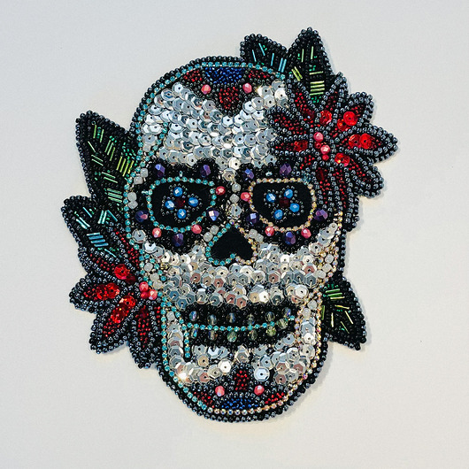 broszki SUGAR SKULL duża broszka
