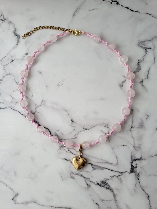 chokery Choker z sercem Lovely Love