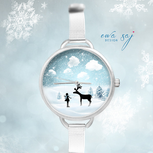 12 %  OFF Star Girl Snow Renifer-zegarek + ball  Ewa Saj Fotografie