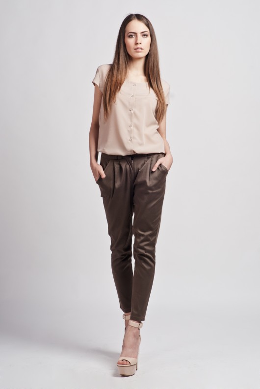 Subtle mocca shirt Lanti