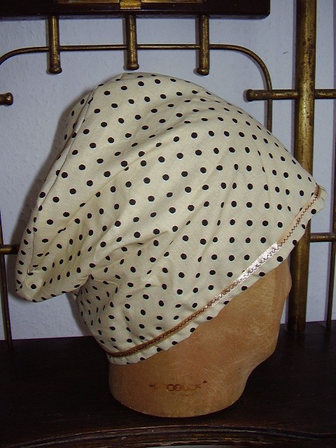 waniliowa w grochy ruda klara