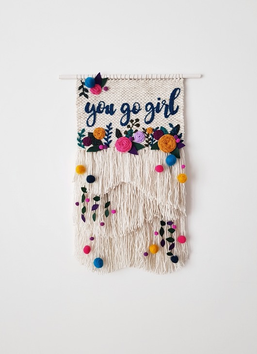 makramy Makatka "You  Go  Girl "