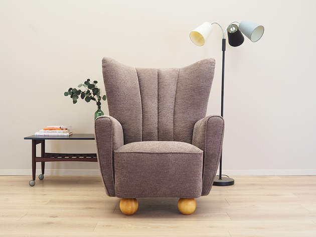 fotele Fotel szary, skandynawski design, produkcja: Dania