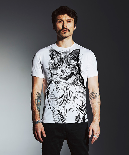 t-shirty męskie Ragdoll Cat Men's T-shirt white