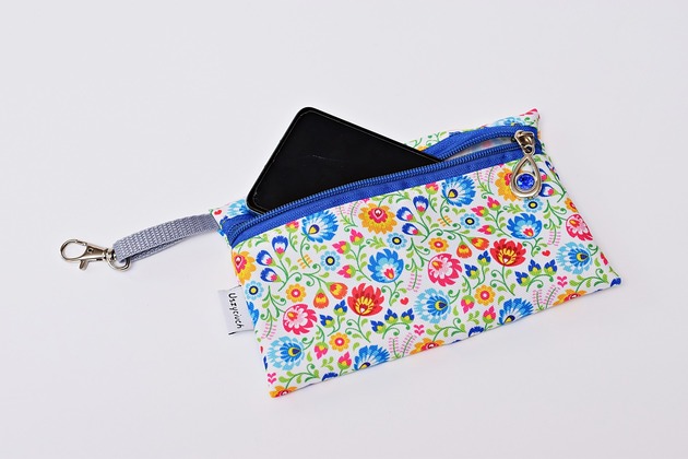 etui na telefon Etui na telefon na klucze etui do torebki łowicz folk