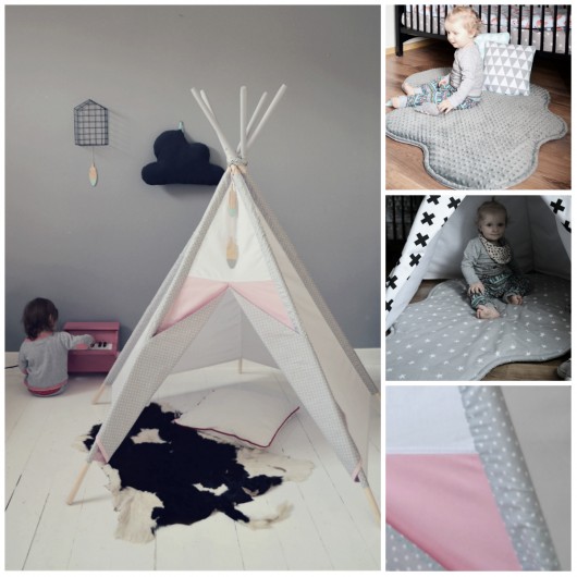 ZESTAW tipi littleNOMAD + mata CHMURA LittleNOMAD