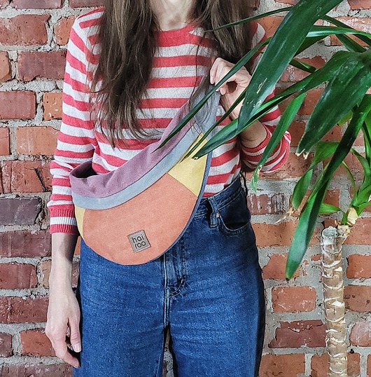 saszetka nerka Nerka "Haru"kolorowa  bawełniana