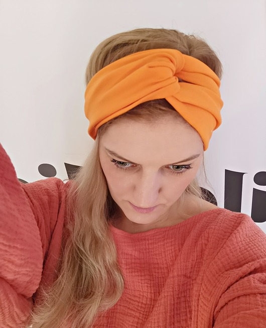 opaski do włosów Zaplotka  Orange juice  Opaska na głowę  SS22