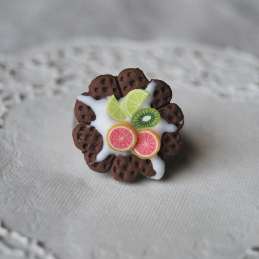 wafle gofry z owocami  kluuu art