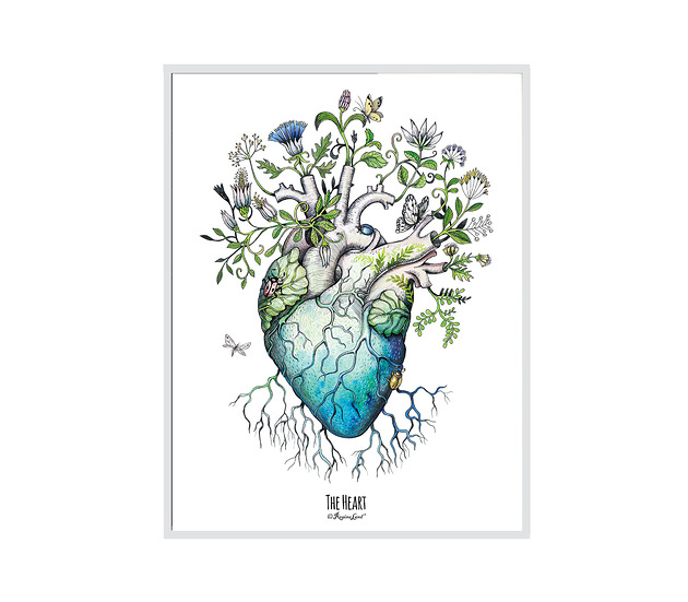 Plakat Heart Regina Land Atelier