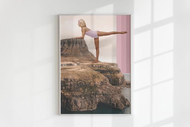 plakaty Plakat FITNESS (kolaż)