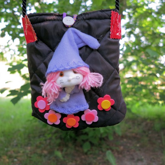 Torebka z Czarowniczką handmadowo