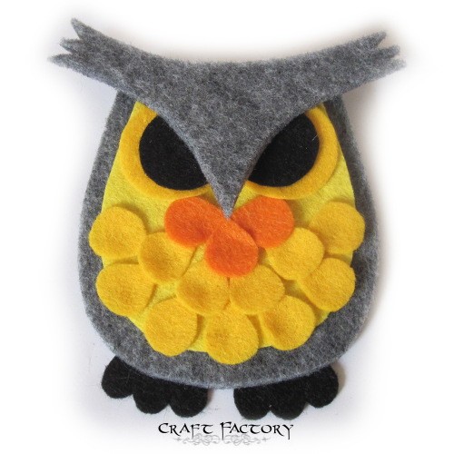 Owlastic Chick - broszka Craft Factory