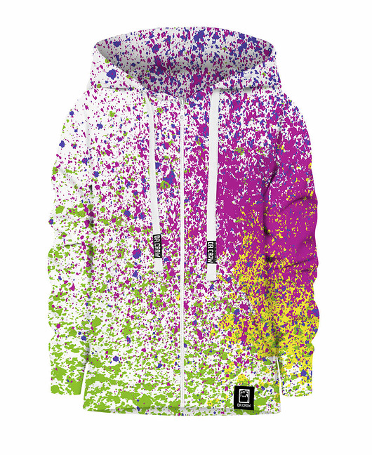 bluzy dla chłopców Bluza Zamek Chłopiec DR.CROW Splatter