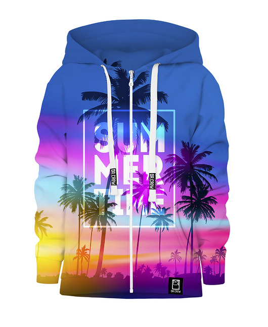bluzy dla dziewczynki Bluza Zamek Dziewczynka DR.CROW Summer Time