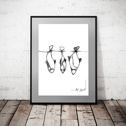 GRAFIKA 3 - z serii "minimal animal" Maja Gajewska