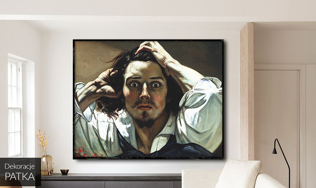 plakaty Plakat Gustave Courbet - Uomo Disperato - reprodukcja