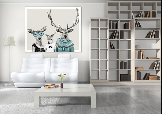 OBRAZ NA PŁÓTNIE -  100x80cm SYNEK LUdesign gallery
