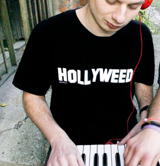 T-shirt unisex HOLLYWEED czarny M / L / XL MUNGO