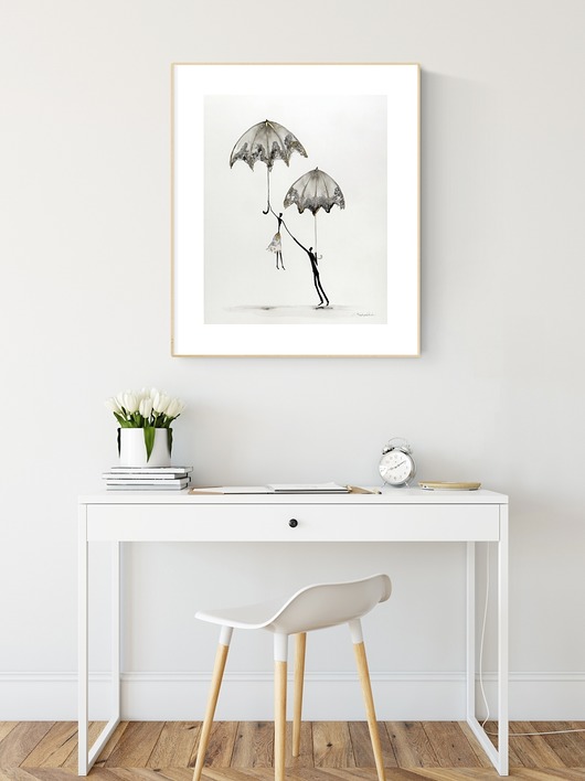 obrazy Grafika 40X50 cm wykonana ręcznie
