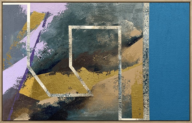 obrazy Obraz strukturalny abstrakcyjny Doble Domi