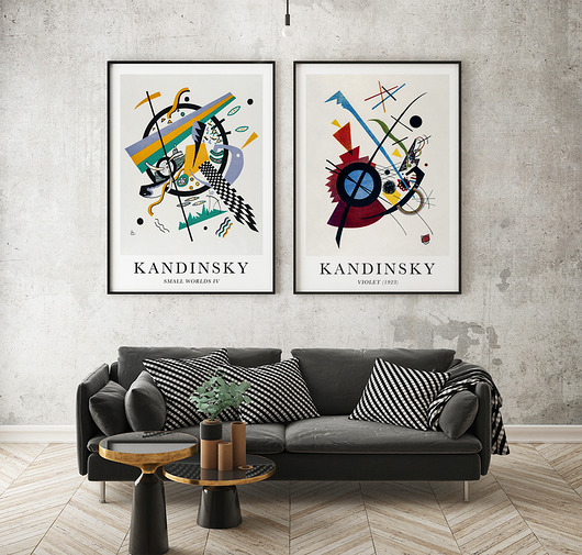 plakaty Zestaw plakatów - Kandinsky v1