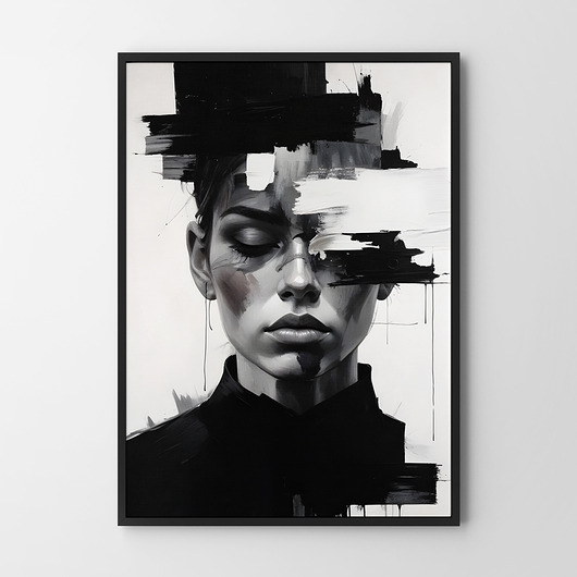 plakaty Kobieta w czerni - plakat/ilustracja