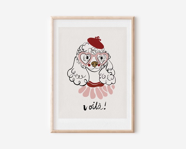 plakaty Plakat  Francuski piesek