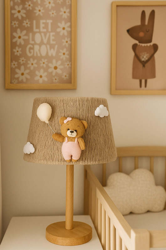 lampy do pokoju dziecka Lampka nocna miś dziewczynka