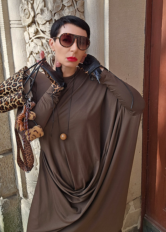 sukienki midi damskie New Dress woda Asymetryczna