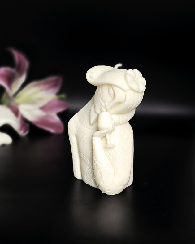 świeczniki i świece Świeca sojowa - Król Pik