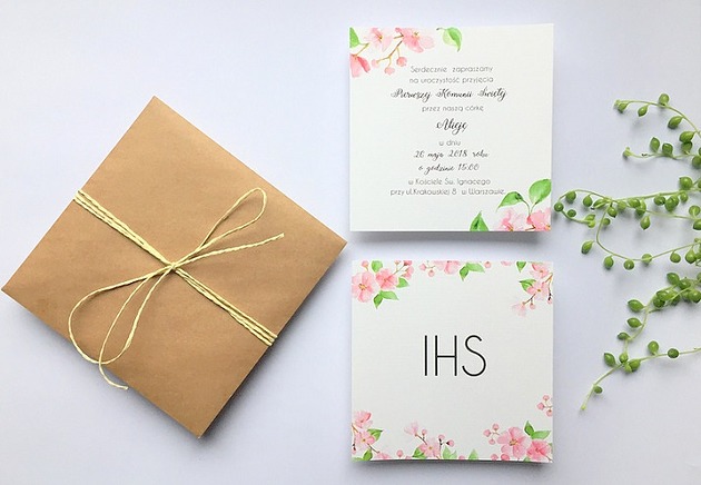 zaproszenia na komunię Zaproszenie   na Komunię Świętą FD7