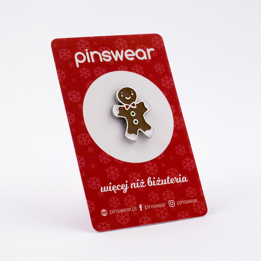 Pins pierniczek "Silver Gingerbread" PINSWEAR