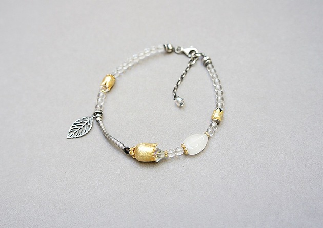 bransoletki wire wrapping Dzwonki - bransoletka