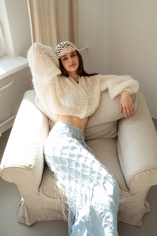 czapki damskie Mesh Hat Holy Krem