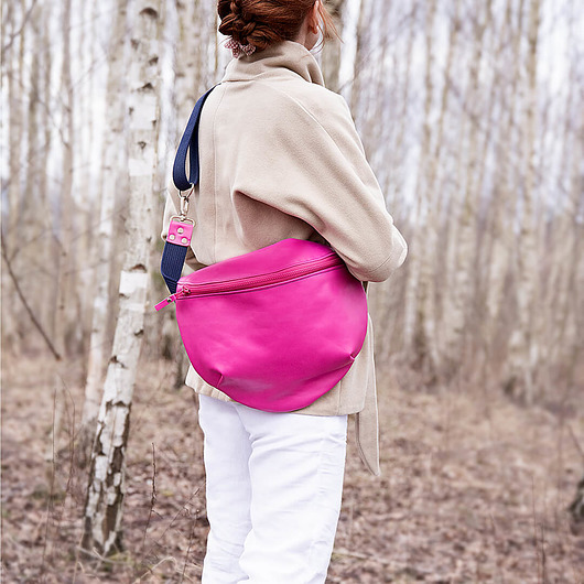 duża  nerka pink róż byKate