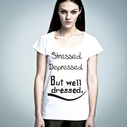 T- SHIRT PORN CORN stressed NOH8 SYNDICATE