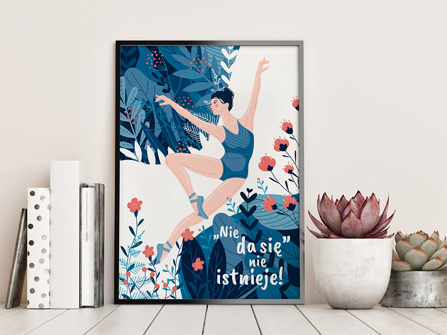 plakaty Plakat taneczny "Nie da się nie istnieje"