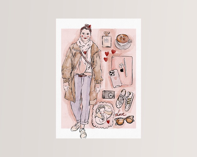 grafiki i ilustracje PORTRET - plakat personalizowany