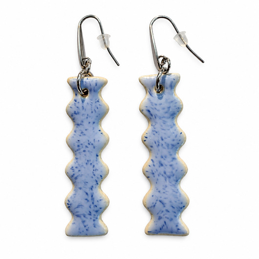 kolczyki ceramiczne Błękitne kolczyki ceramiczne