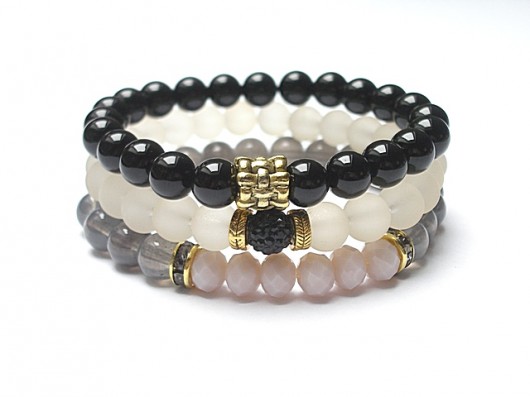 Black, grey and ivory  /12-2014/ -  set KiKa pracownia