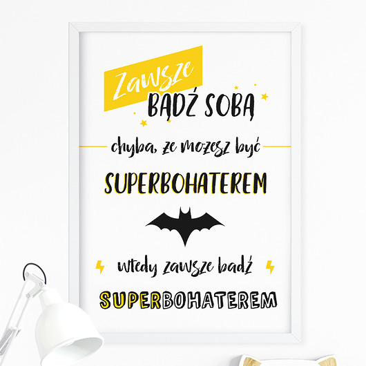 PLAKAT SUPERBOHATER P066 Yoko Design