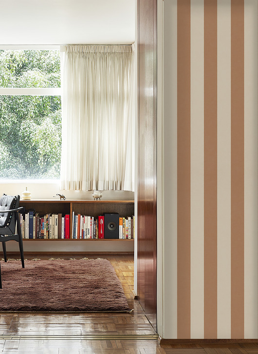 tapety i naklejki ścienne Tapeta - Beżowe pasy