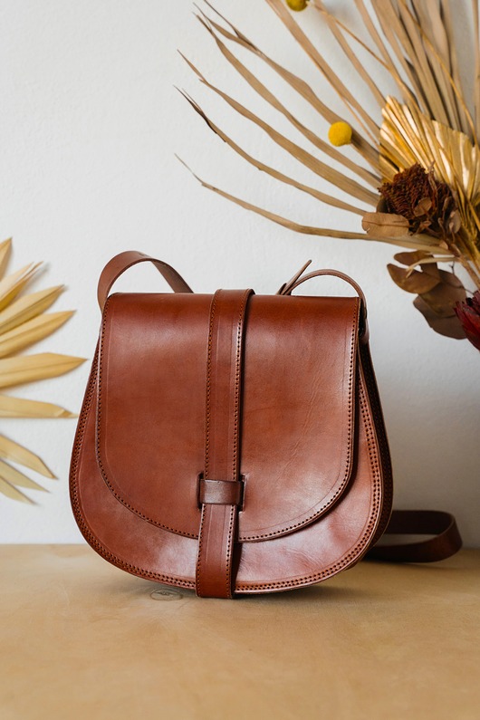 torby na ramię Torebka skórzana ręcznie robiona góralska Rosa na ramię skóra