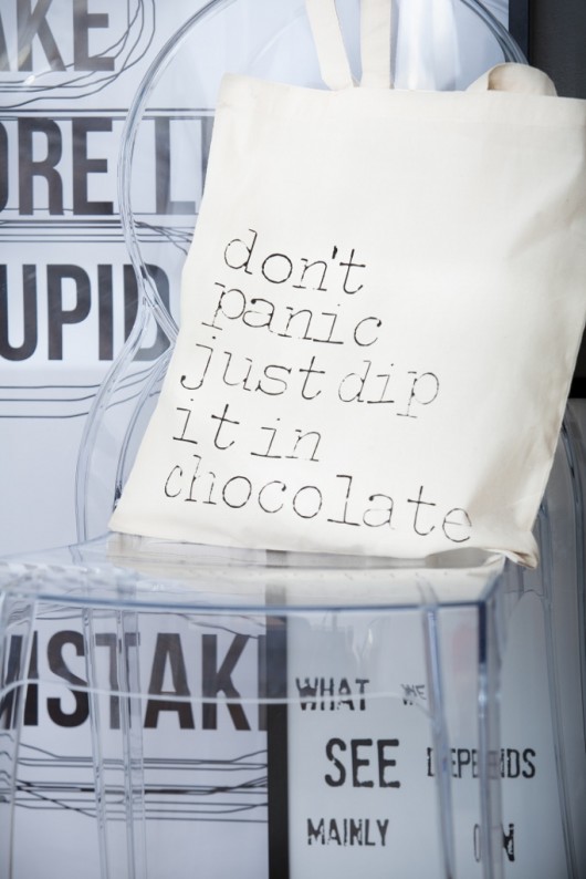 Don't Panic Tote bag MM House Design