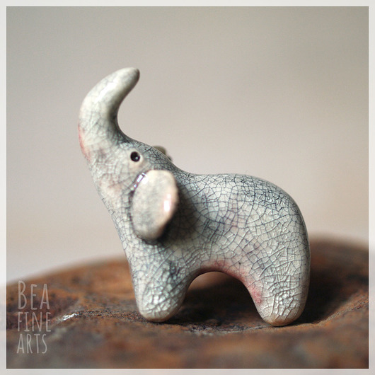 figurki i rzeźby Maleńki słonik na szczęście, rzeźba, figurka słoń, amulet